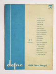 Defne Haftalık Sanat Dergisi / Sayı: 47 Kasım 1967  - Dergi