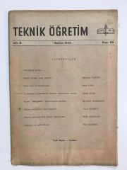 Teknik Öğretim Dergisi Sayı:58 / 1946 - Dergi