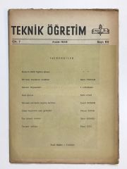 Teknik Öğretim Dergisi Sayı:62 / 1946 - Dergi
