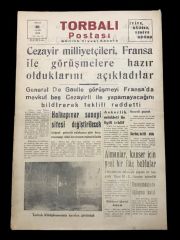 Torbalı Postası gazetesi - İzmir / 22 Kasım 1952