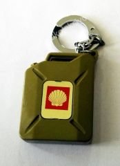 Shell benzin bidonu formlu anahtarlık Otomobil temalı anahtarlık