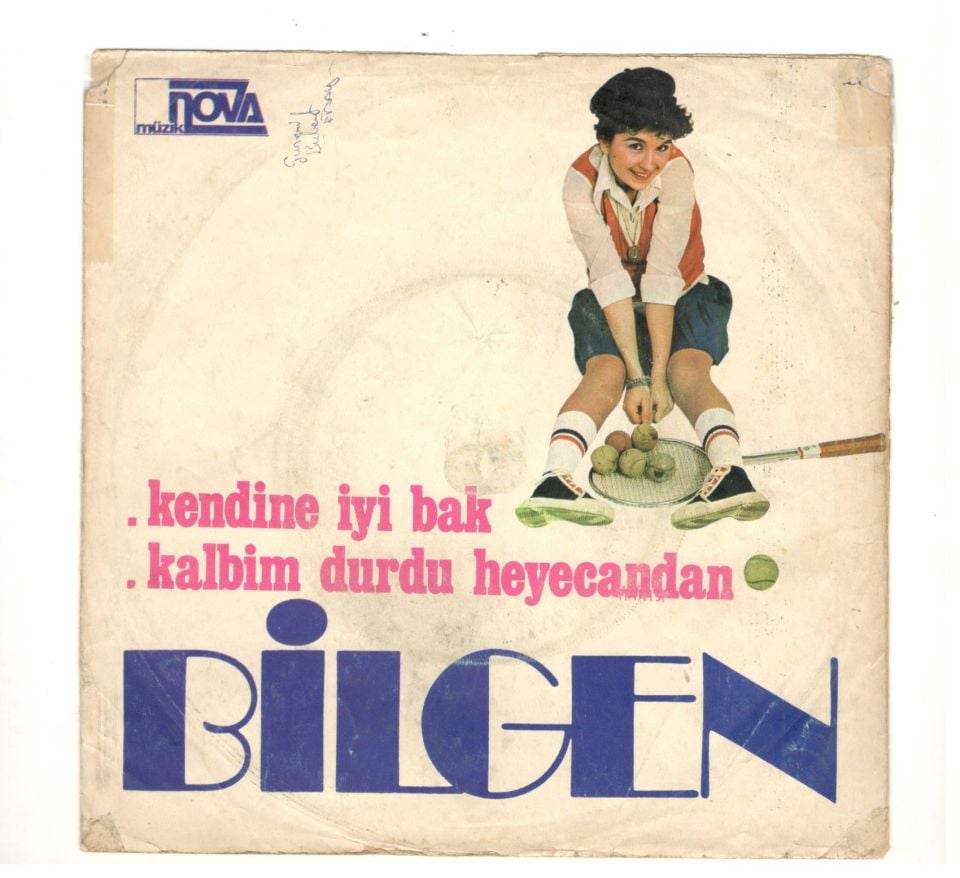 Bilgen - Kendine iyi bak * Kalbim durdu - Plak kapağı  (Sadece kapaktır, içerisinde plak yoktur.)