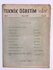 Teknik Öğretim Dergisi Sayı:87 / 1949 - Dergi