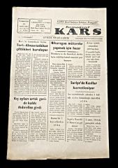Demokrat Kars Gazetesi - 11 Mayıs 1957