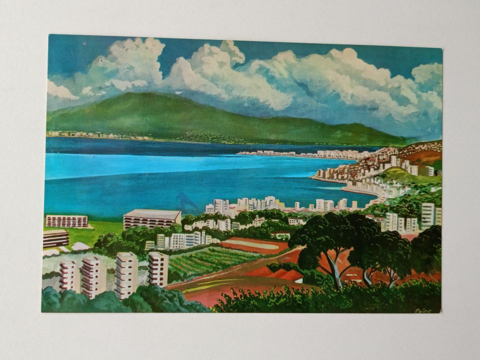 İzmir - Ressam Paleo'nun tablosu - Kartpostal