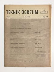 Teknik Öğretim Dergisi Sayı:82 / 1948- Dergi