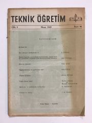 Teknik Öğretim Dergisi Sayı:86 / 1949 - Dergi