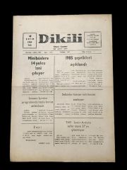 Dikili gazetesi - 16 Ekim 1984