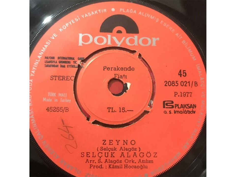 Ben eskiden bumuydum, Zeyno - Selçuk ALAGÖZ / Ali ŞAN - 45'lik plak