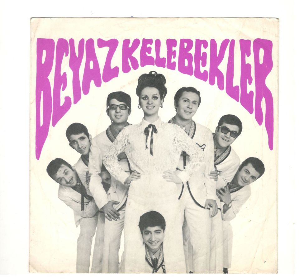 Beyaz Kelebekler - Plak kapağı  (Sadece kapaktır, içerisinde plak yoktur.)