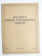 İstanbul Teknik Üniversitesi Dergisi Sayı:3 / 1968