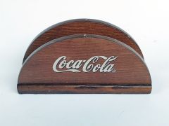 Coca Cola - Ahşap peçetelik