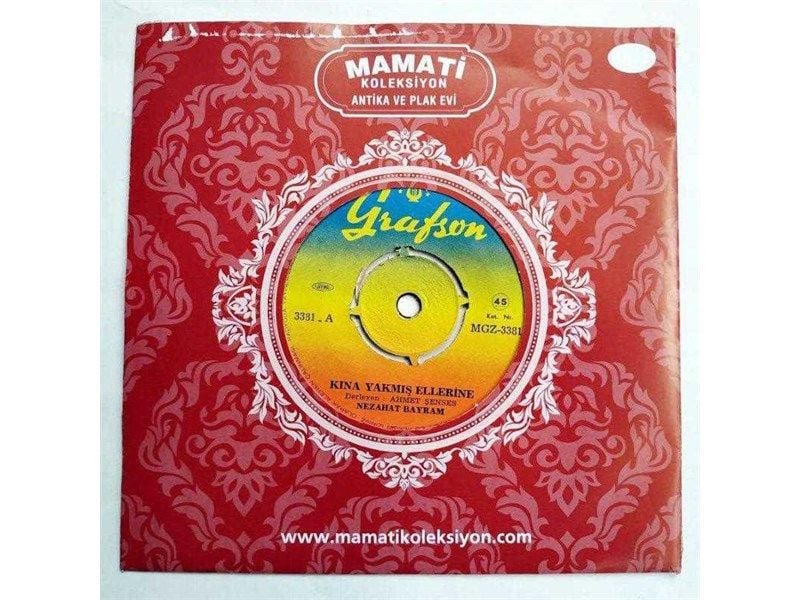 Kına yakmış ellerine - Halimden haberin varmı / Nezahat BAYRAM - 45'lik plak