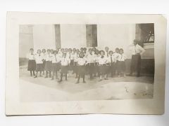 Ali Bey 2. Sınıf mektep hatırası / İzmir 2 adet Mektep fotoğrafı - Fotoğraf