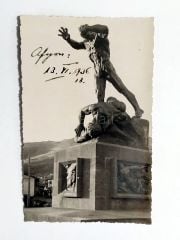 Afyon heykel 1936 / Fotokart