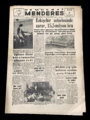 Demokrat Menderes Gazetesi / İzmir - 22 Şubat 1956