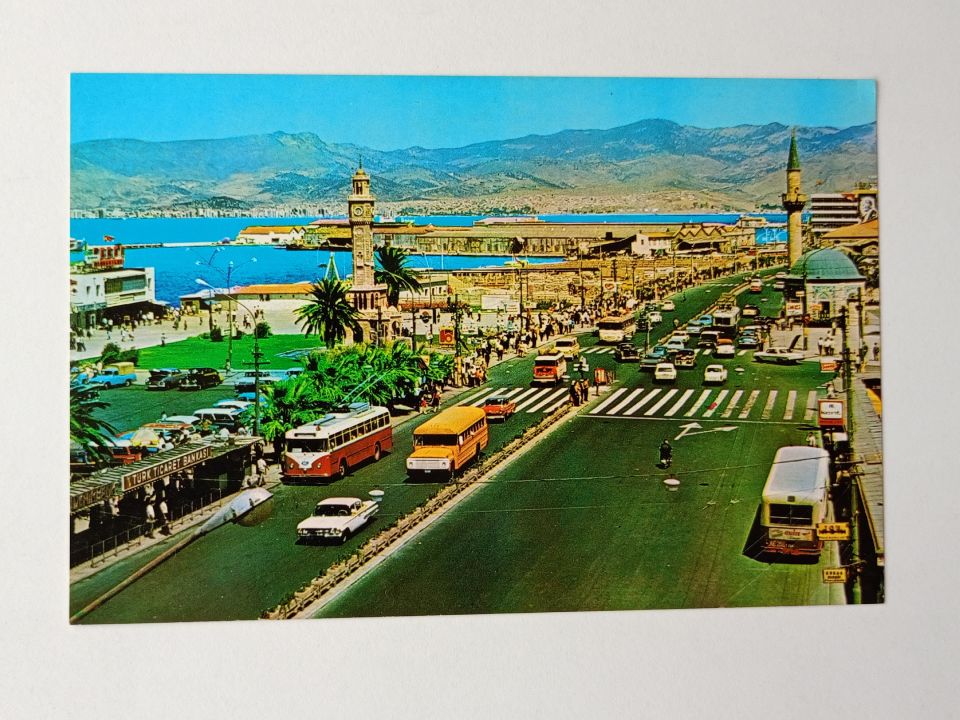 İzmir - Konak meydanı - Kartpostal