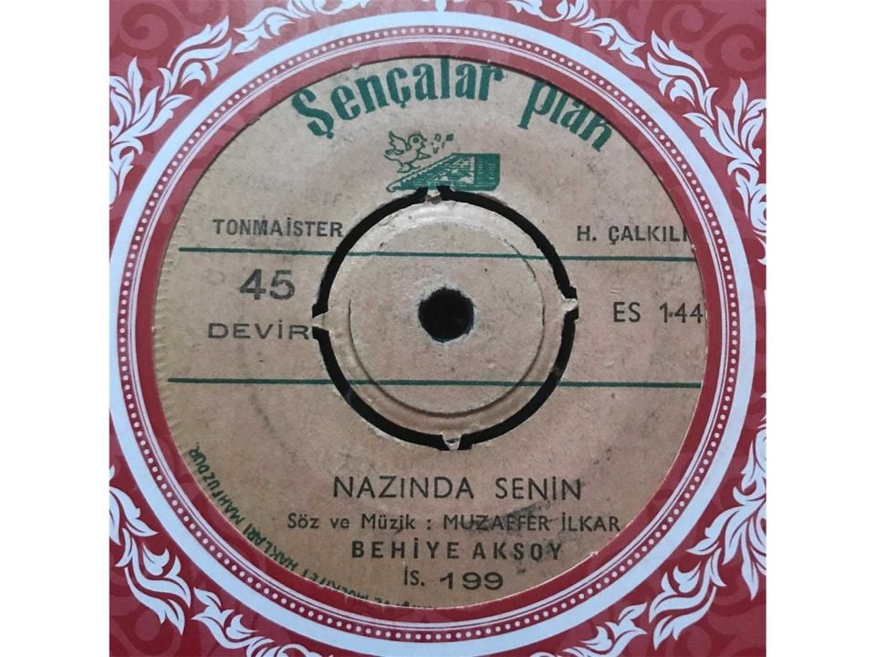 Geç Güzelim Bu Sevdadan -Nazında senin / Behiye AKSOY - 45'lik plak