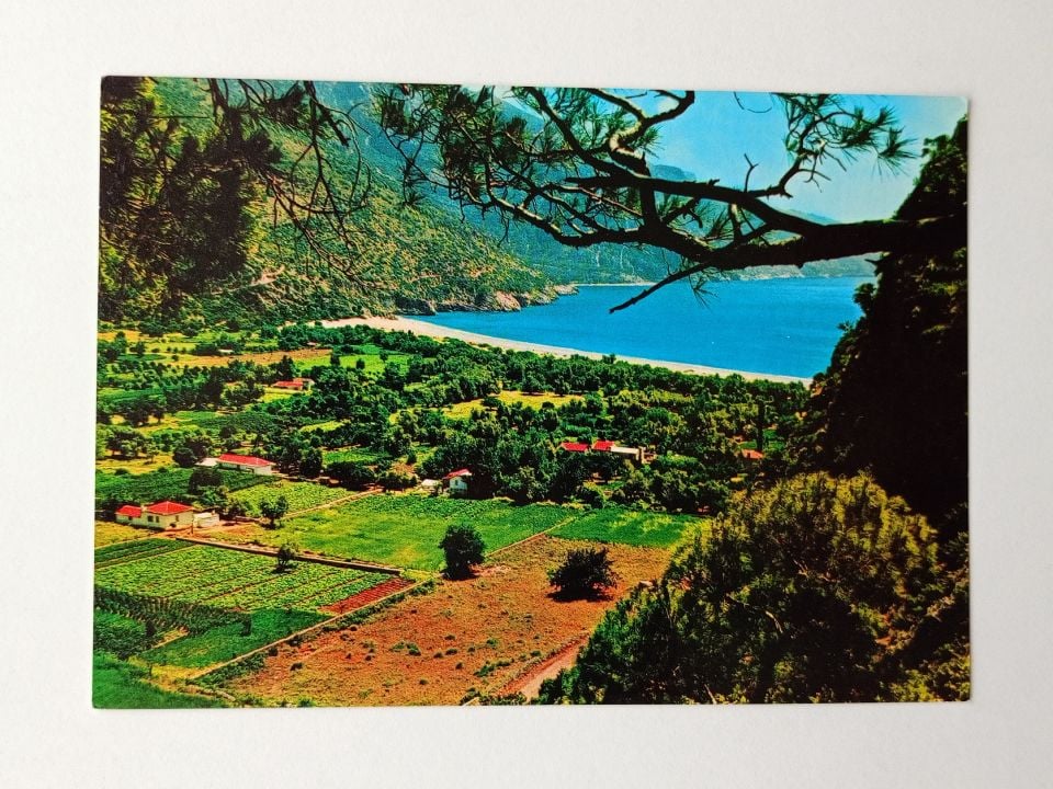 Muğla - Fethiye - Belcekız ve plajın umumi görünüşü - Kartpostal