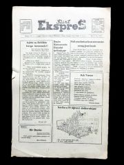Siirt Ekspres gazetesi - 15 Şubat 1961