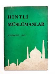 Hintli Müslümanlar - Manzoorul HAQ - Kitap