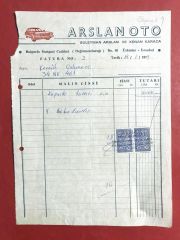 Arslan Oto ÜSKÜDAR - Fatura