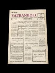Bizim Safranbolu gazetesi - 7 Ekim 1983