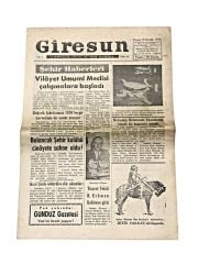 Giresun Gazetesi - 12 Aralık 1958