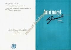 Wander ilaç tanıtım - aninacyl granule - Efemera