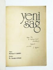 Yeni Sağ / Norman P.BARRY - İmzalı Kitap