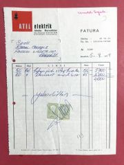 Atıl Elektrik - Fatura