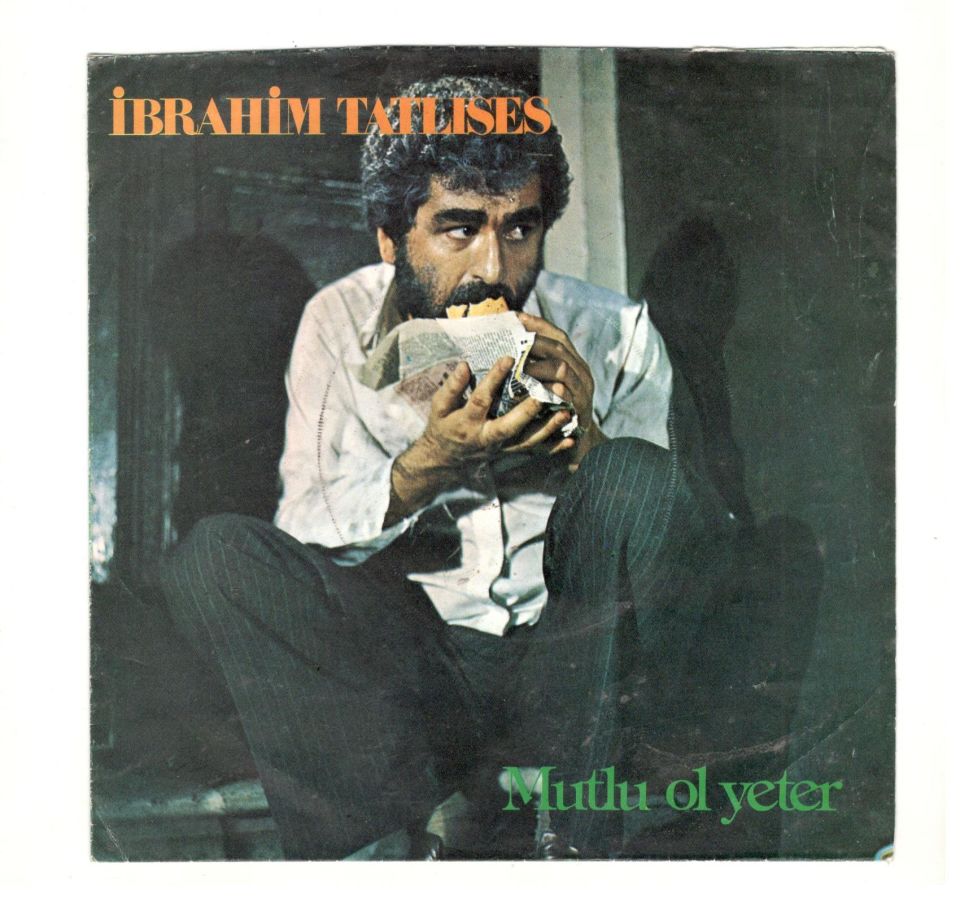 İbrahim TATLISES - Mutlu ol yeter - Plak kapağı  (Sadece kapaktır, içerisinde plak yoktur.)