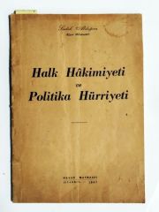 Halk Hakimiyeti Ve Politika Hürriyeti / Sadık ALDOĞAN - Kitap