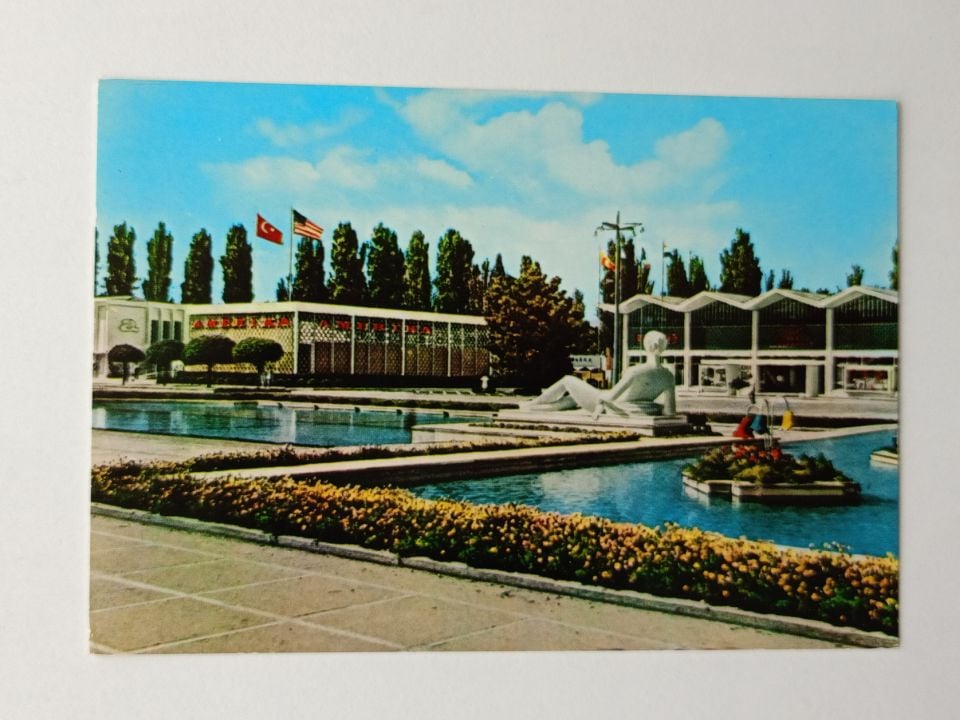 İzmir - Fuardan bir görünüş - Kartpostal