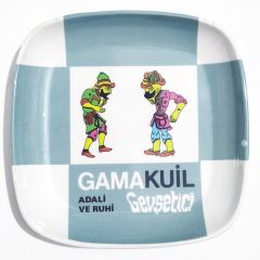 Gamakuil - Hacıvat Karagöz temalı, melamin tabak