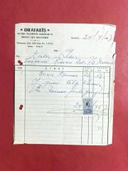 Drafakiş - Portatif Eşya İmalathanesi - Fatura