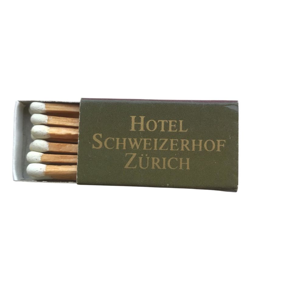 HOTEL SCHWEIZERHOF ZÜRICH / Eski Kibrit