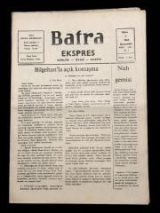 Bafra Ekspres Gazetesi - 7 Ekim 1965