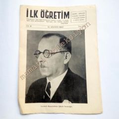 Şükrü SARACOĞLU kapaklı, İlk Öğretim dergisi  15 Ağustos 1942 - Kitap