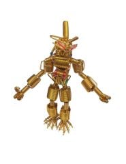Alien Robot - Alüminyum sarı telden. el yapımı