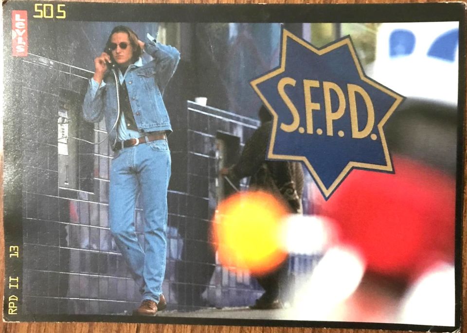 S.F.P.D.  / Levi's 501 - Reklam Kart