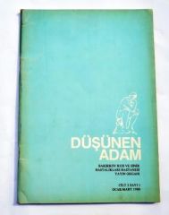 Düşünen Adam dergisi - Ocak Mart 1988 Sayı:1 - Kitap