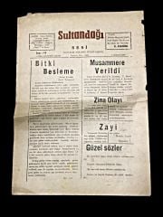 Afyon - Sultandağı Sesi gazetesi / 7 Şubat 1969