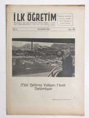 İlk Öğretim Dergisi Sayı:86 / 1941 - Dergi