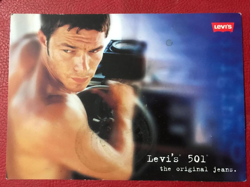 Levi's 501 - the original jeans / Reklam Kart