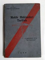 Motör Makineleri Tarifatı / M. Abdülkerim AYTAN - Kitap