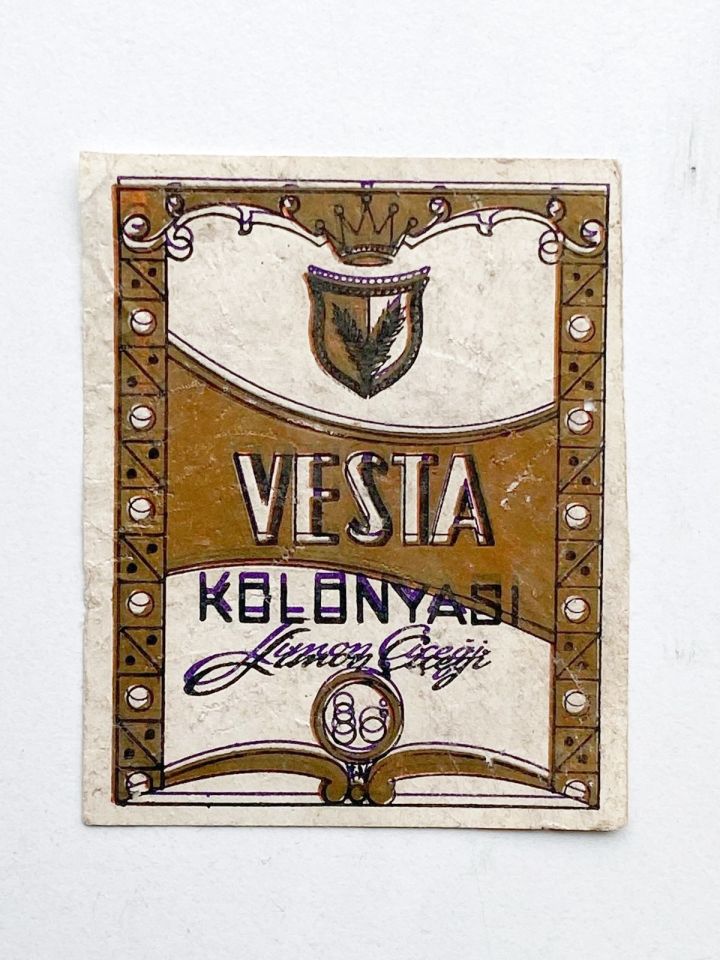 Vesta Kolonyası - Limon çiçeği / 5,5x7 cm. etiket