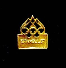 Olimpiyat temalı / İstanbul 87 - Rozet