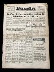 Kars - Bugün gazetesi /13 Temmuz 1959