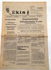 Ekin Haftalık bağımsız siyasi kültürel gazete, 26.12.1988 Sayı:3 Burhaniye - Efemera